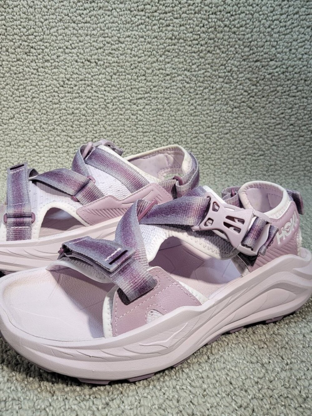 Hoka Infini Hike TC Women's Size 9B Fragrant Lilac Hiking Sandals 1162590 - Picture 7 of 10